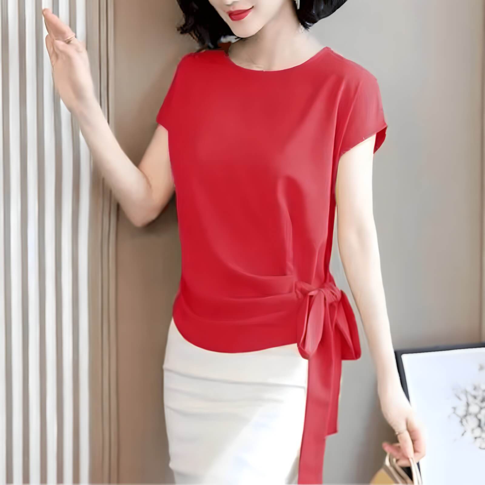 Blusa Feminina com Amarração Belleville