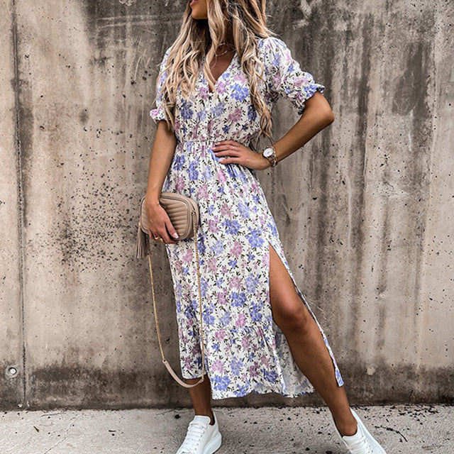 Vestido Mídi Fleurs