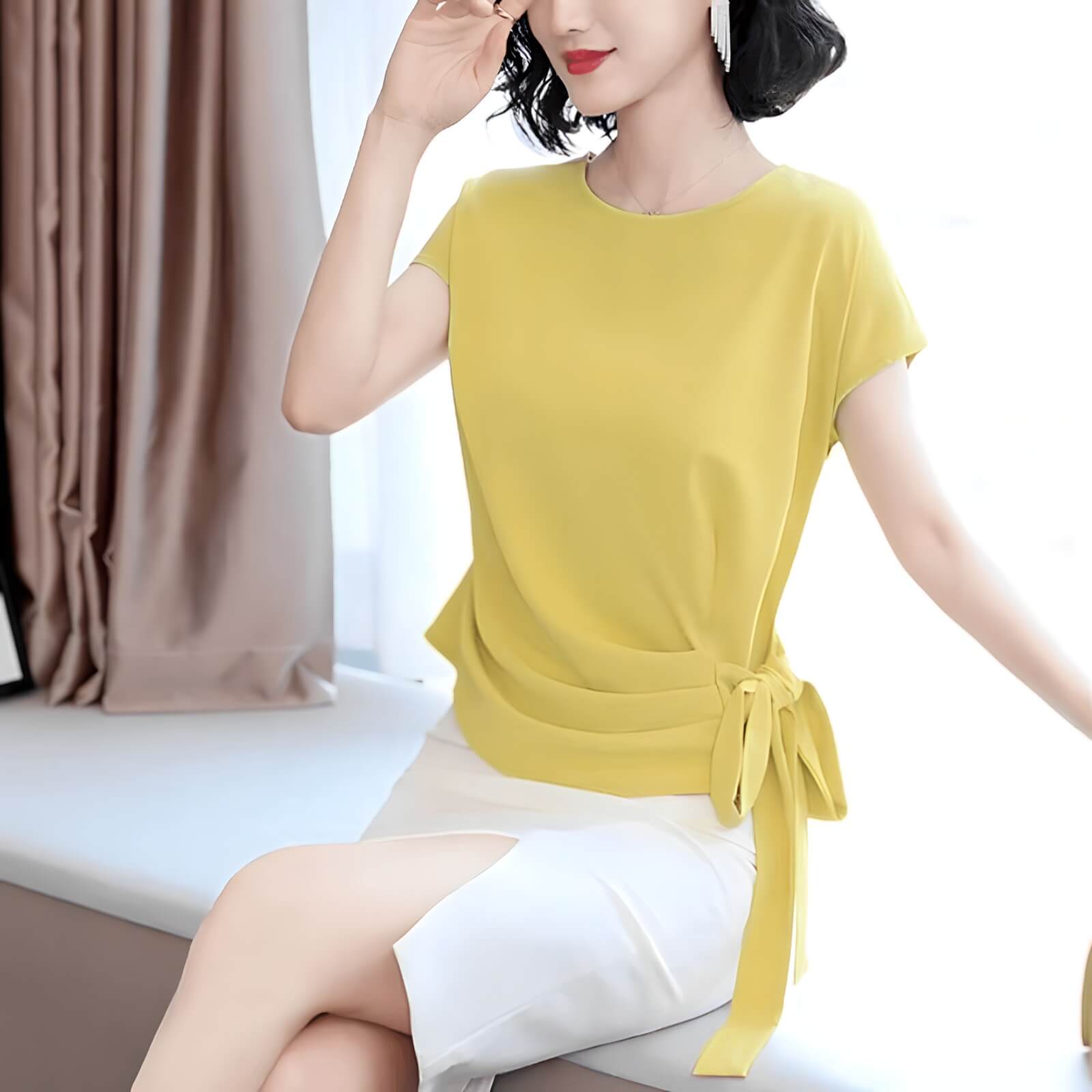 Blusa Feminina com Amarração Belleville