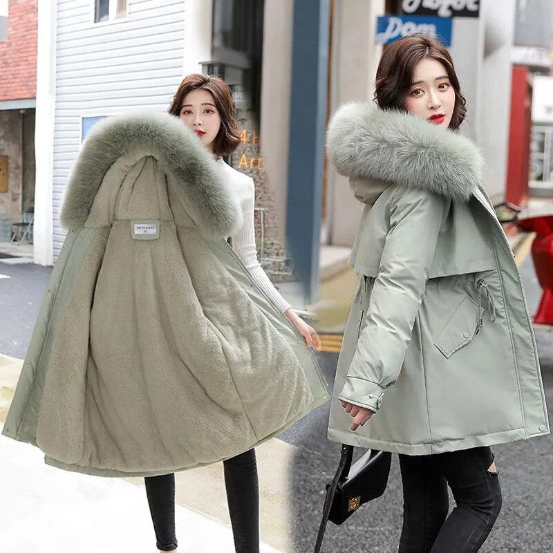 Casaco Feminino Forrado em Veludo Brooklyn
