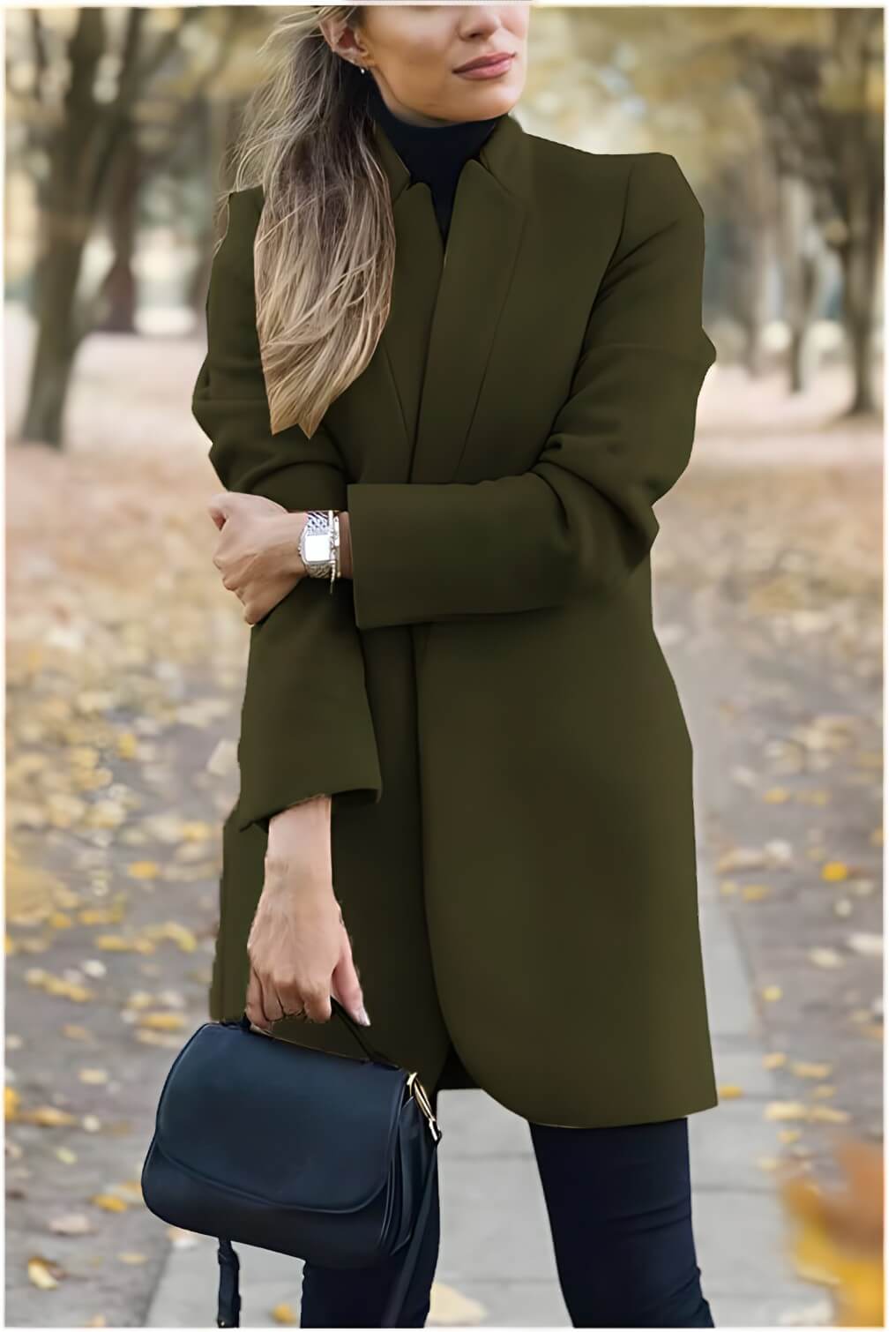 Blazer Alongado de Lã Batida Briseis
