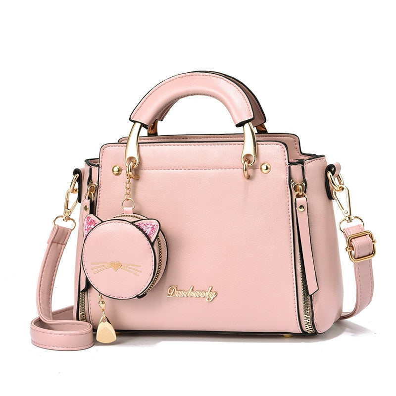 Bolsa Feminina de Couro Modern Cat