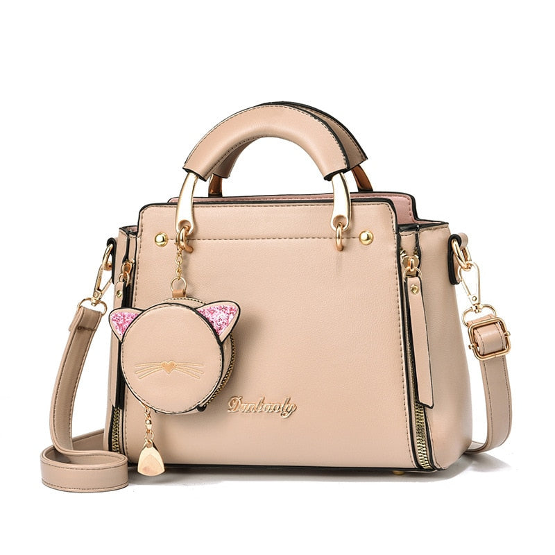 Bolsa Feminina de Couro Modern Cat