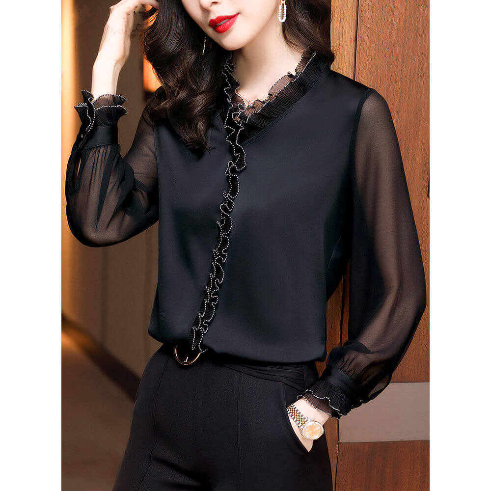 Camisa de Chiffon Lily
