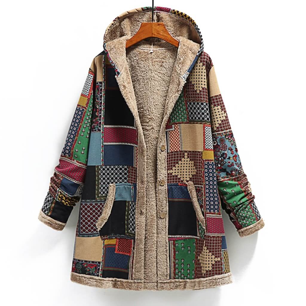 Casaco Feminino Vintage Forrado Christelle