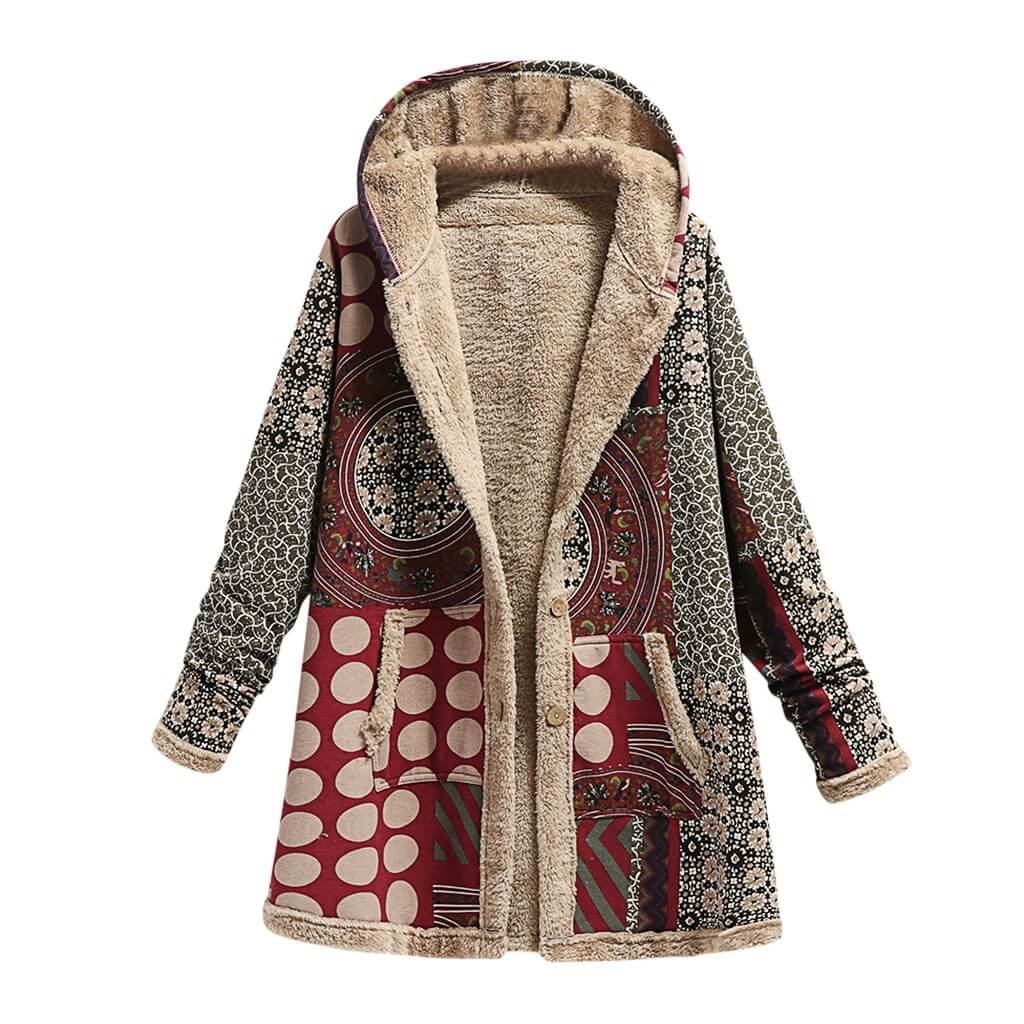Casaco Feminino Vintage Forrado Christelle