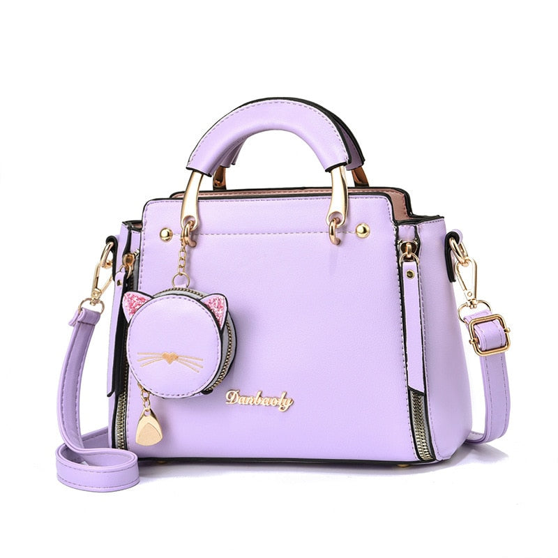Bolsa Feminina de Couro Modern Cat