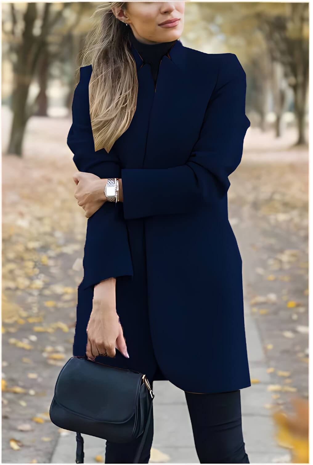 Blazer Alongado de Lã Batida Briseis