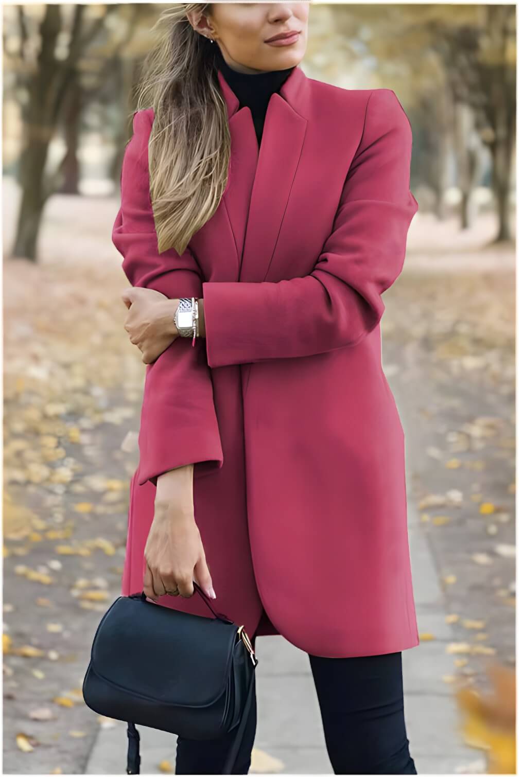 Blazer Alongado de Lã Batida Briseis
