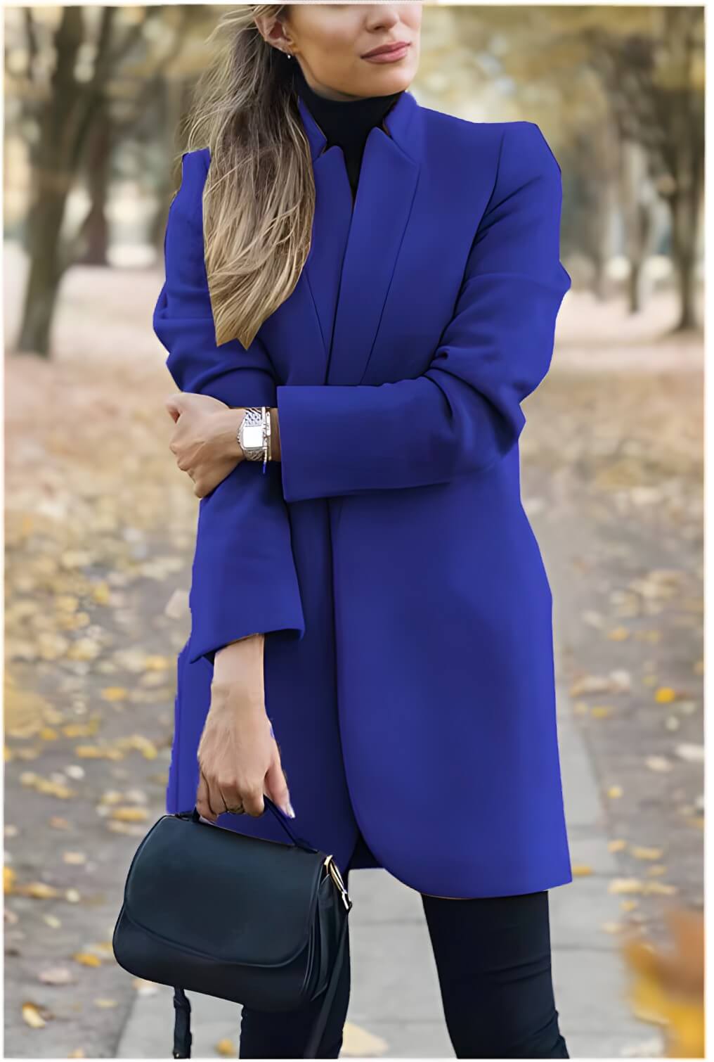 Blazer Alongado de Lã Batida Briseis