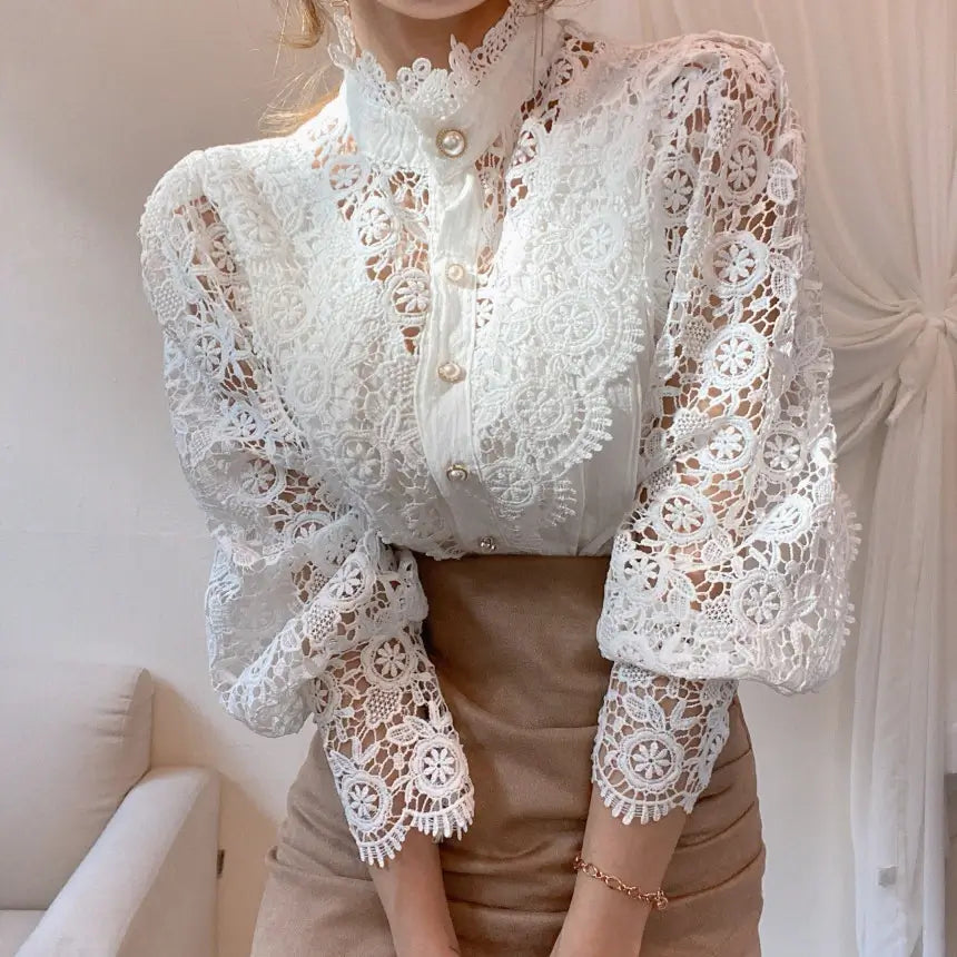 Camisa de Renda Jade