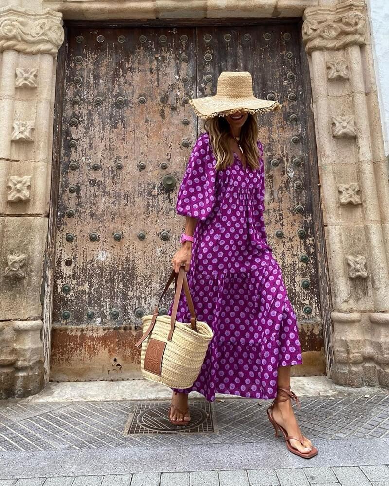 Vestido Mídi e Saia de Camadas Bolgar