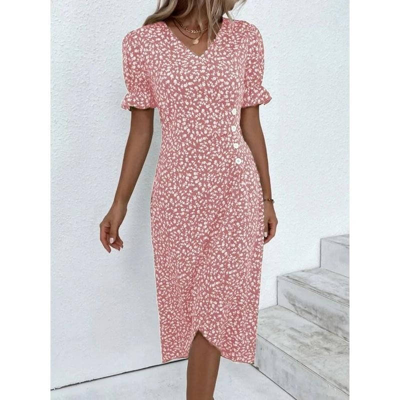 Vestido Mídi Transpassado Allegra