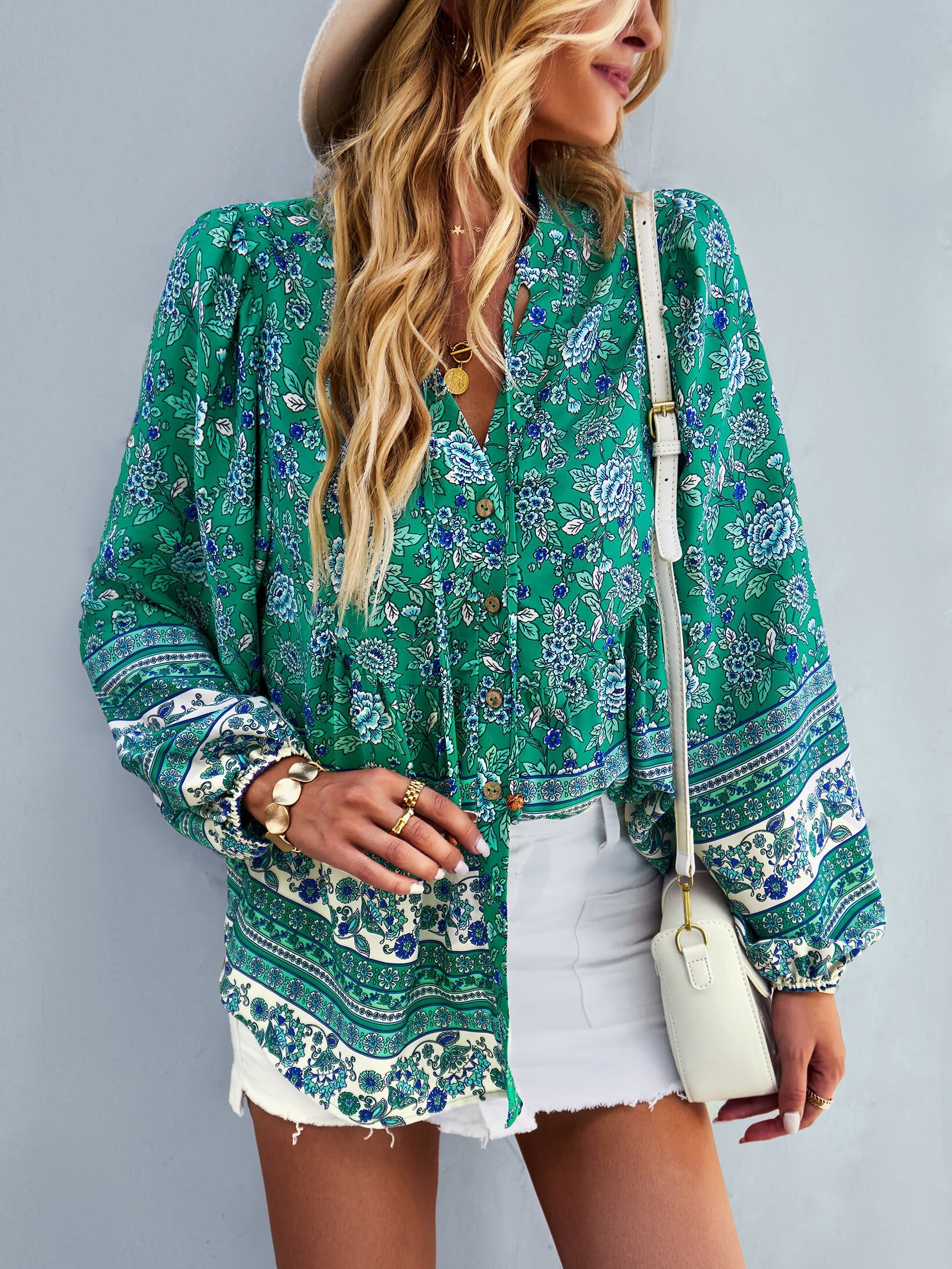 Camisa de Viscose Chéri