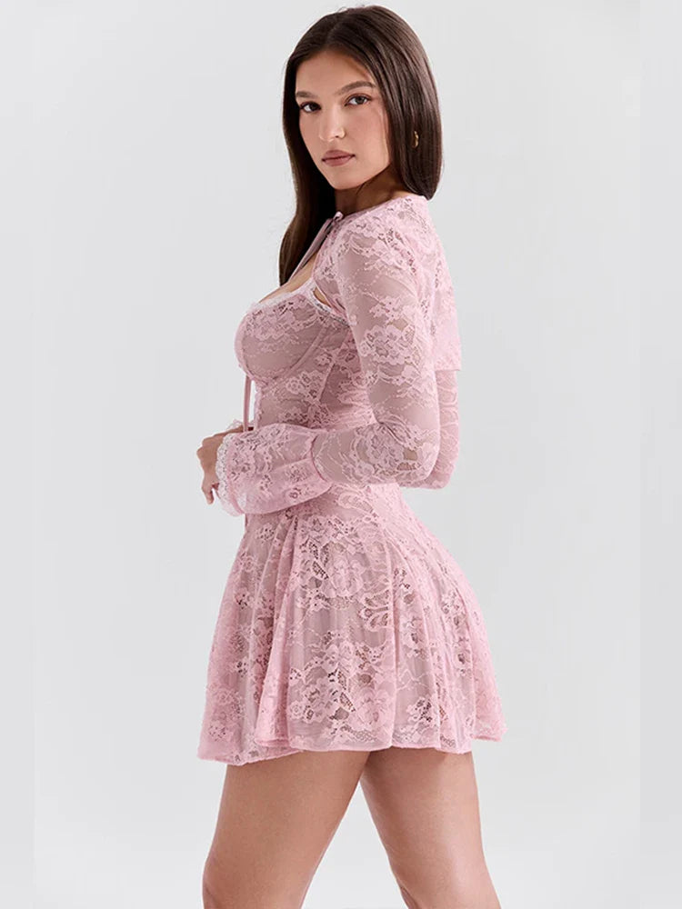 Vestido de Renda com Bolero Modern Alice - GOLDEN ERA