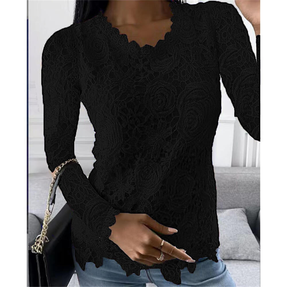 Blusa Casual de Renda Paradise