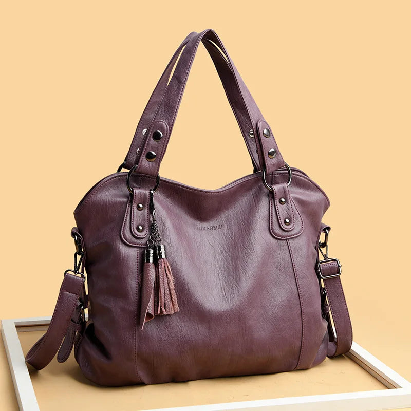 Bolsa Feminina de Couro Genuíno - Classic Premium