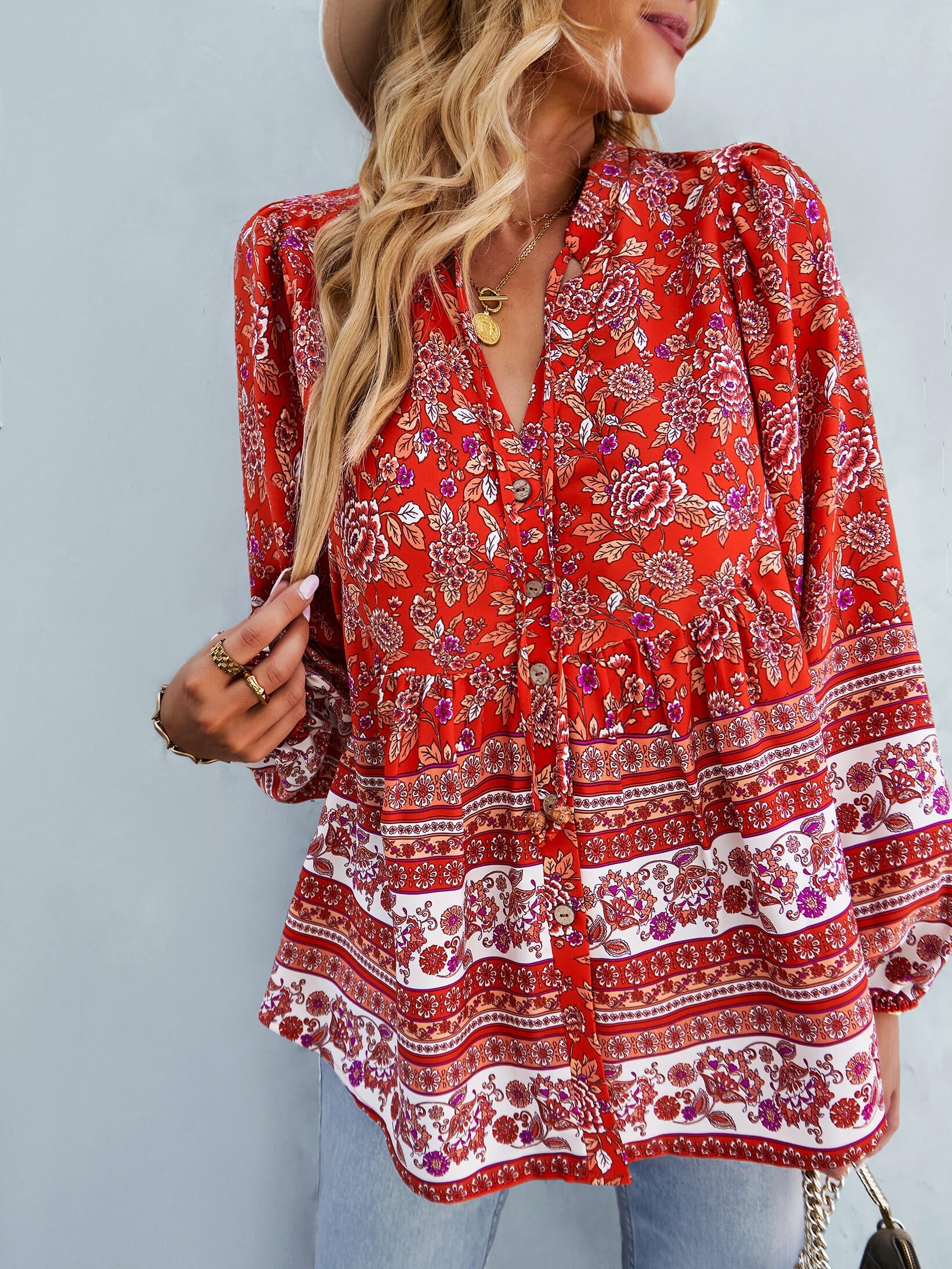 Camisa de Viscose Chéri