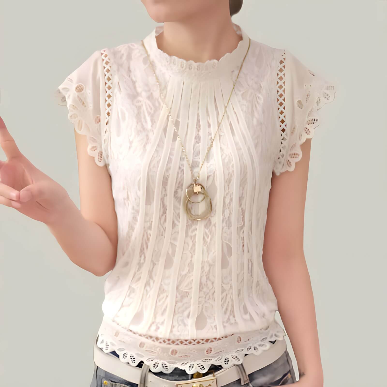 Blusa Feminina de Renda Dalston