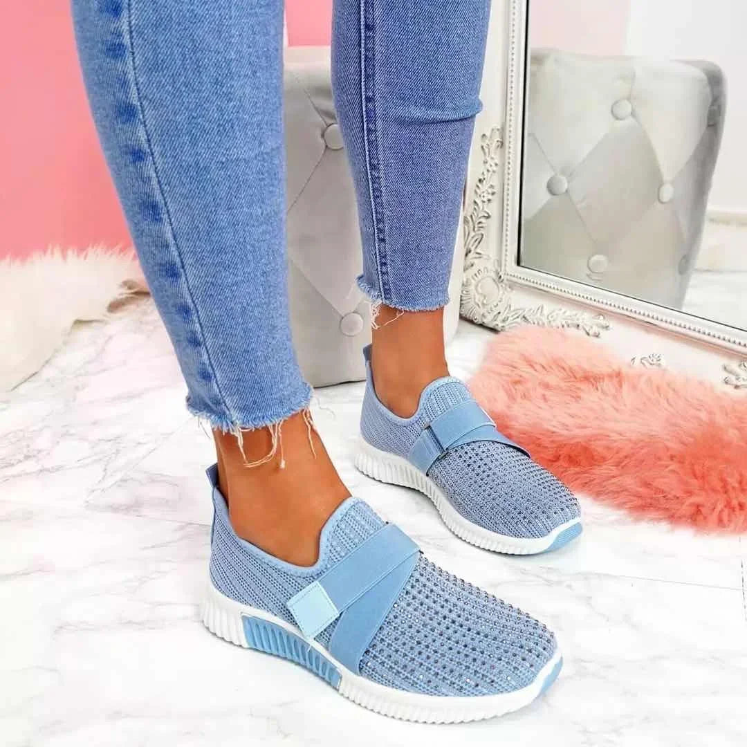 Tênis Feminino Confortável com Strass