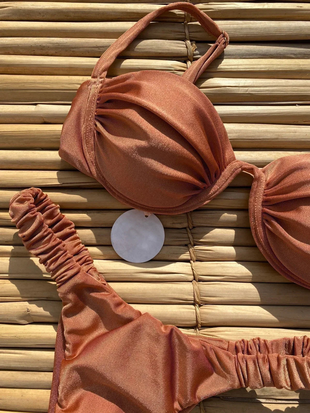 Biquini Meia Taça Push Up Modern Sacha - SUNSHINE