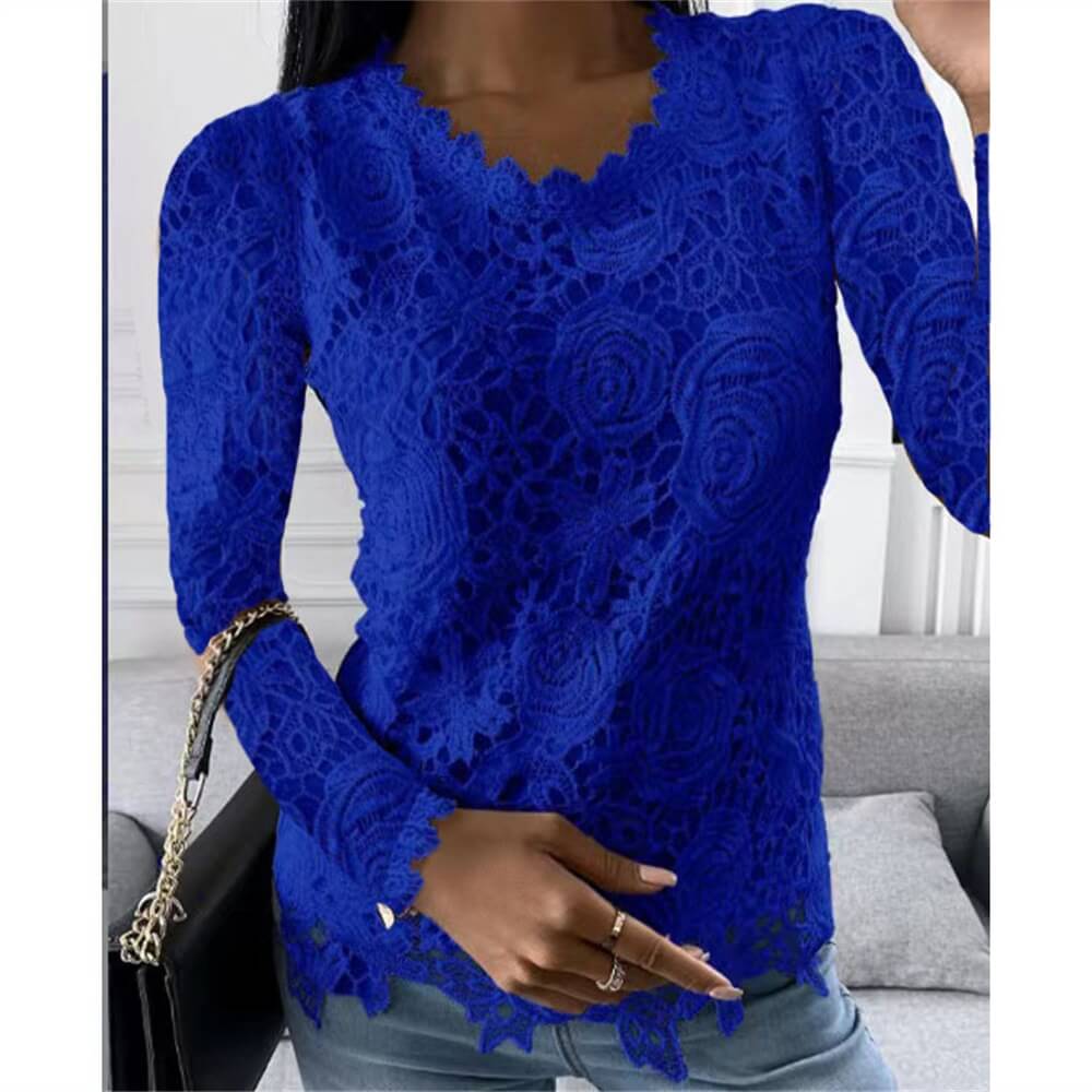 Blusa Casual de Renda Paradise