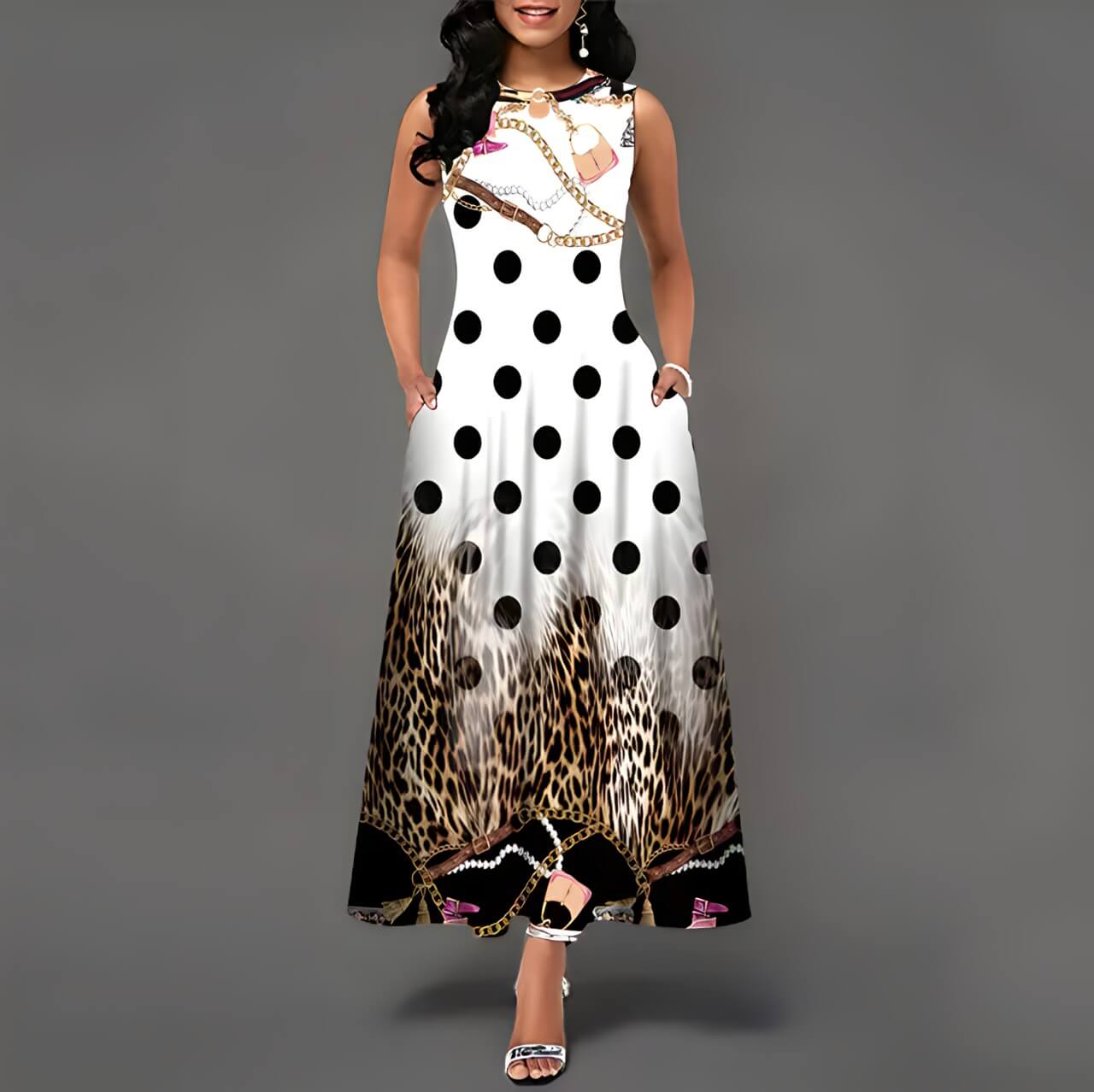 Vestido Casual Mídi Charmant