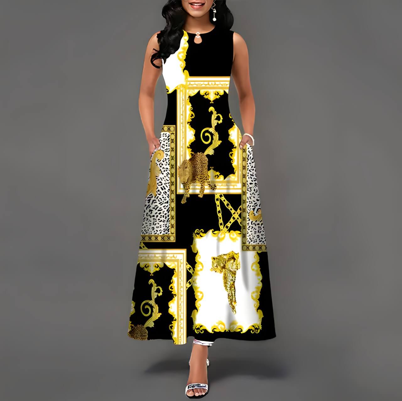 Vestido Casual Mídi Charmant