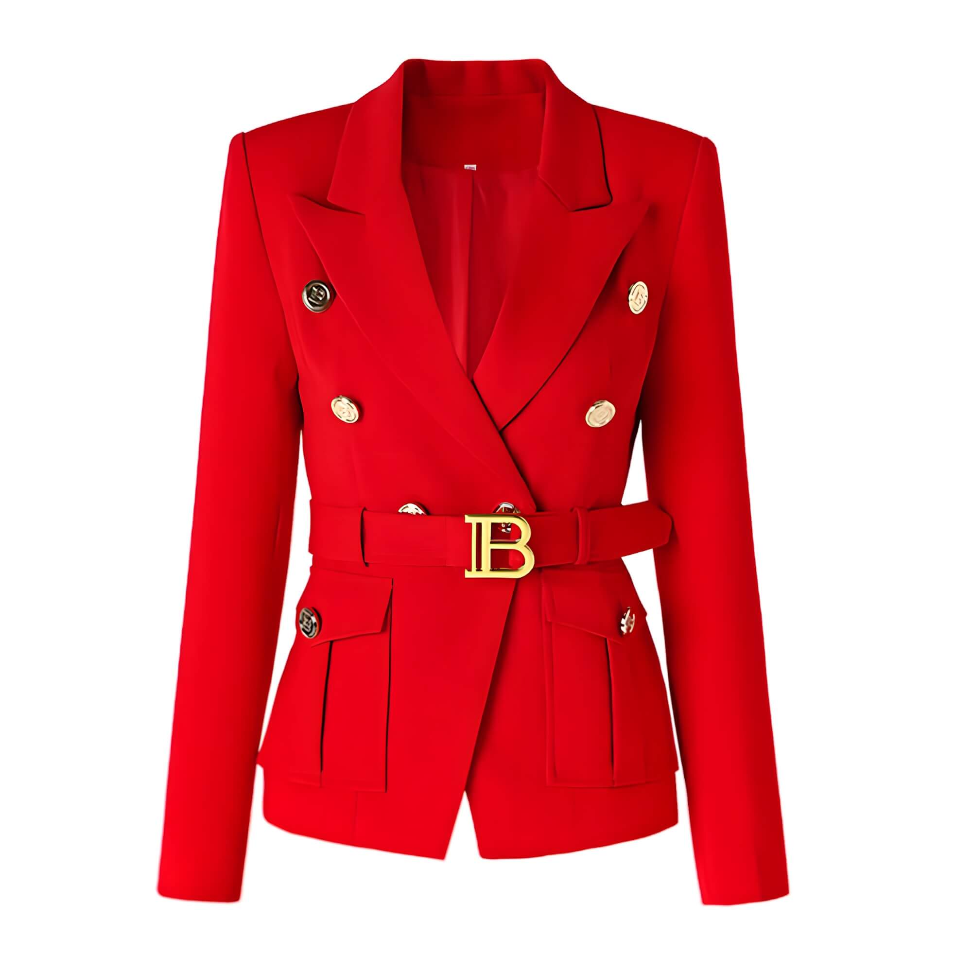 Blazer Casual com Cinto Chaillot