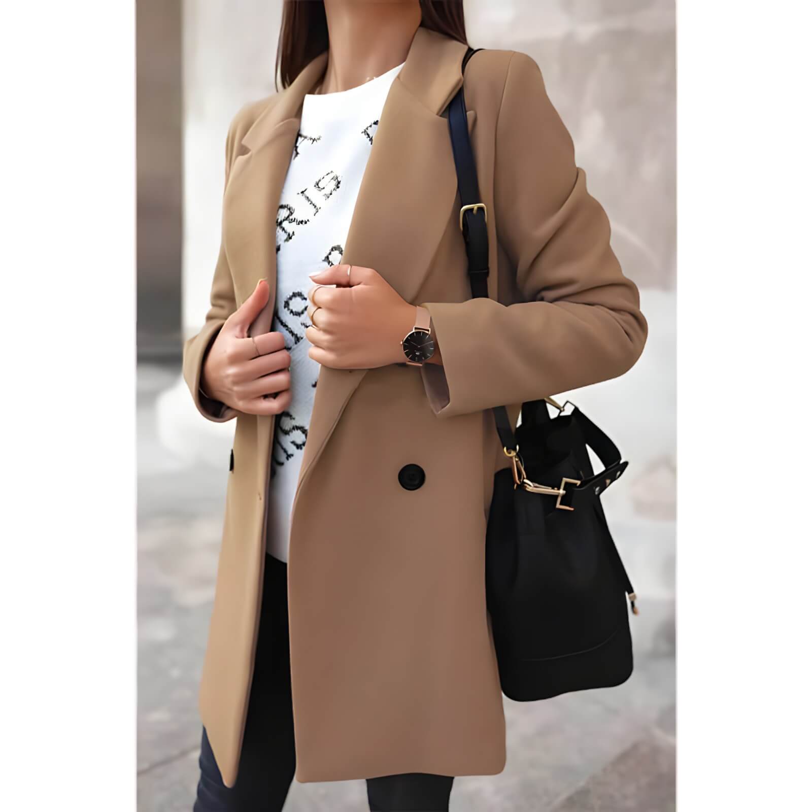 Casaco Feminino de Lã Batida Dauphine
