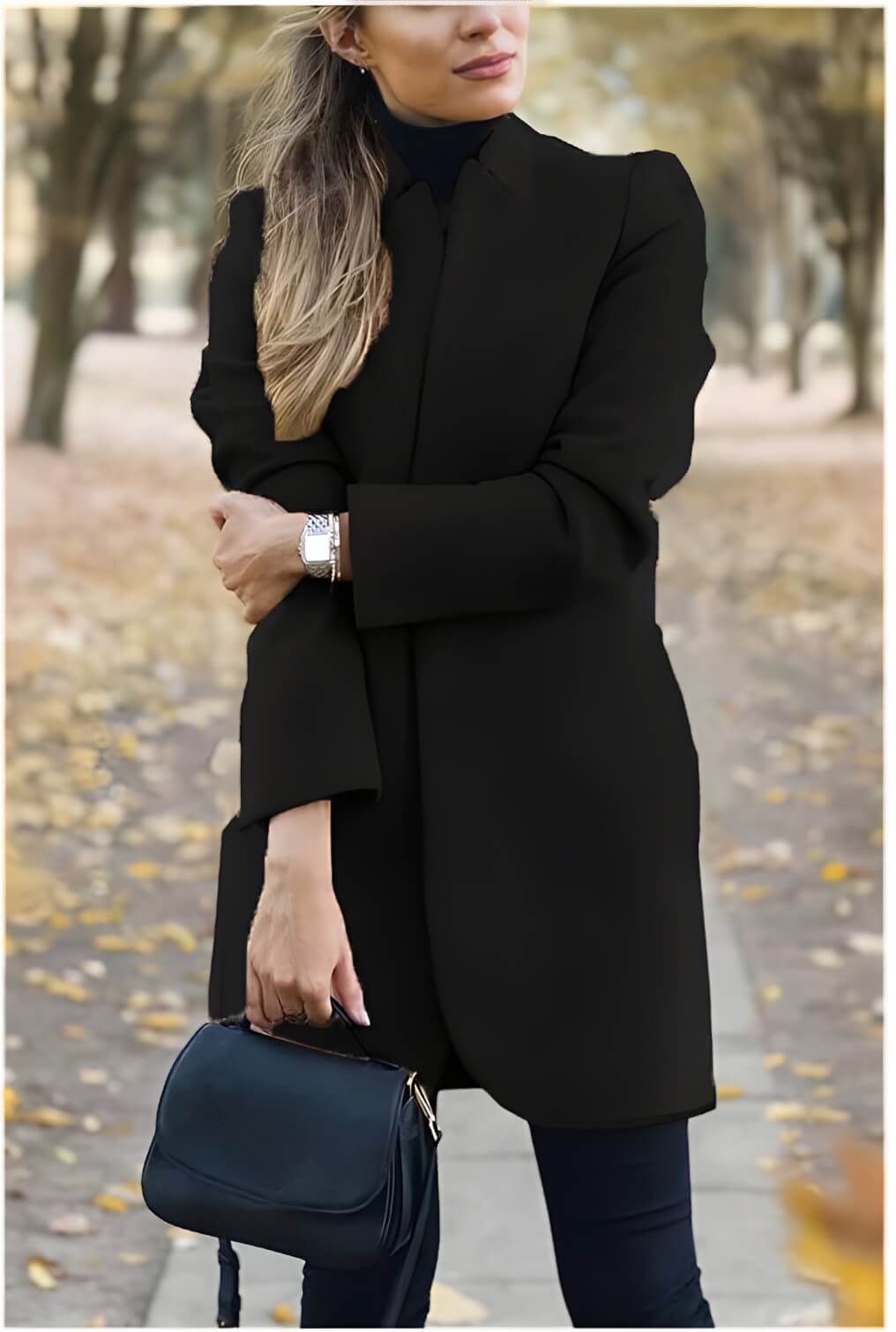 Blazer Alongado de Lã Batida Briseis