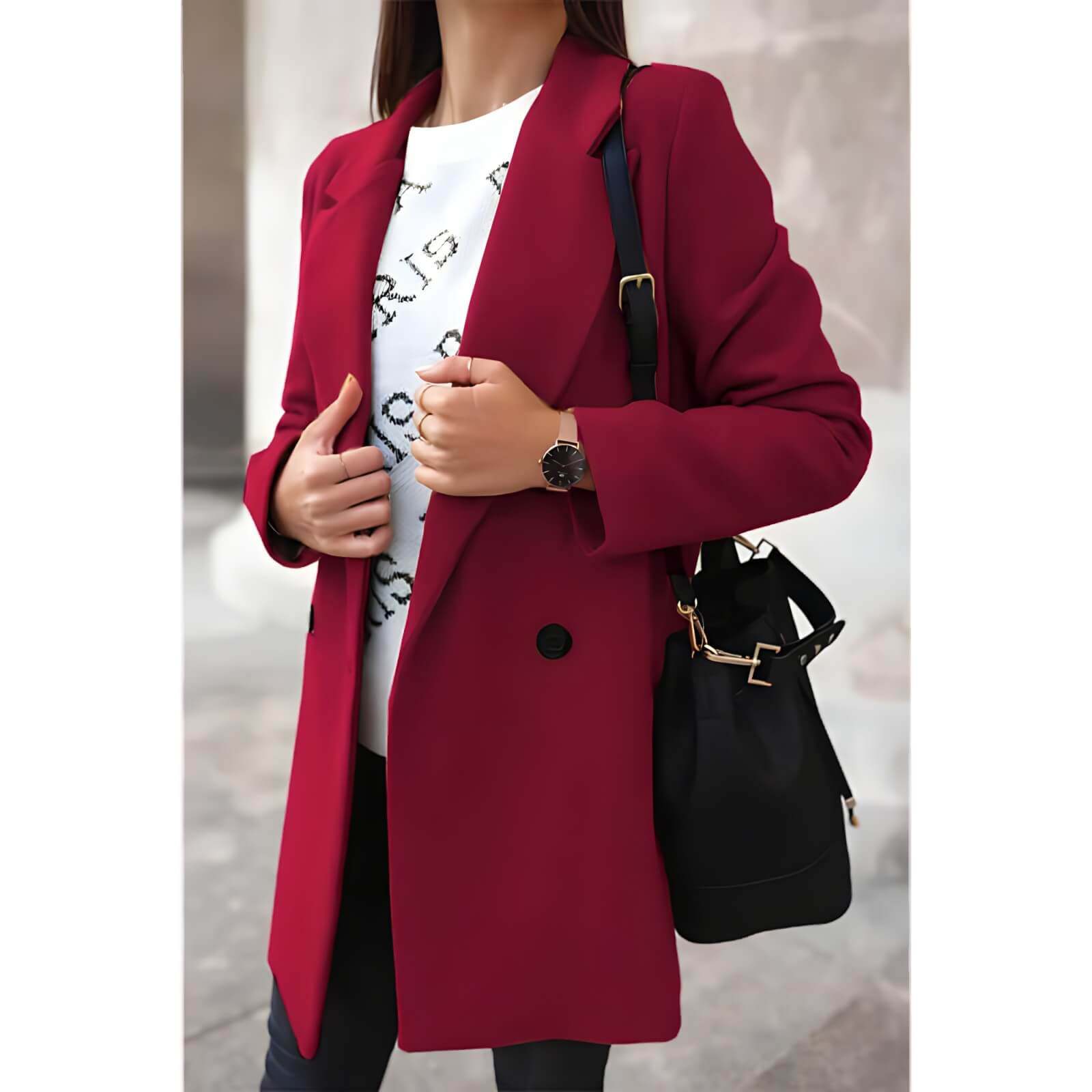 Casaco Feminino de Lã Batida Dauphine