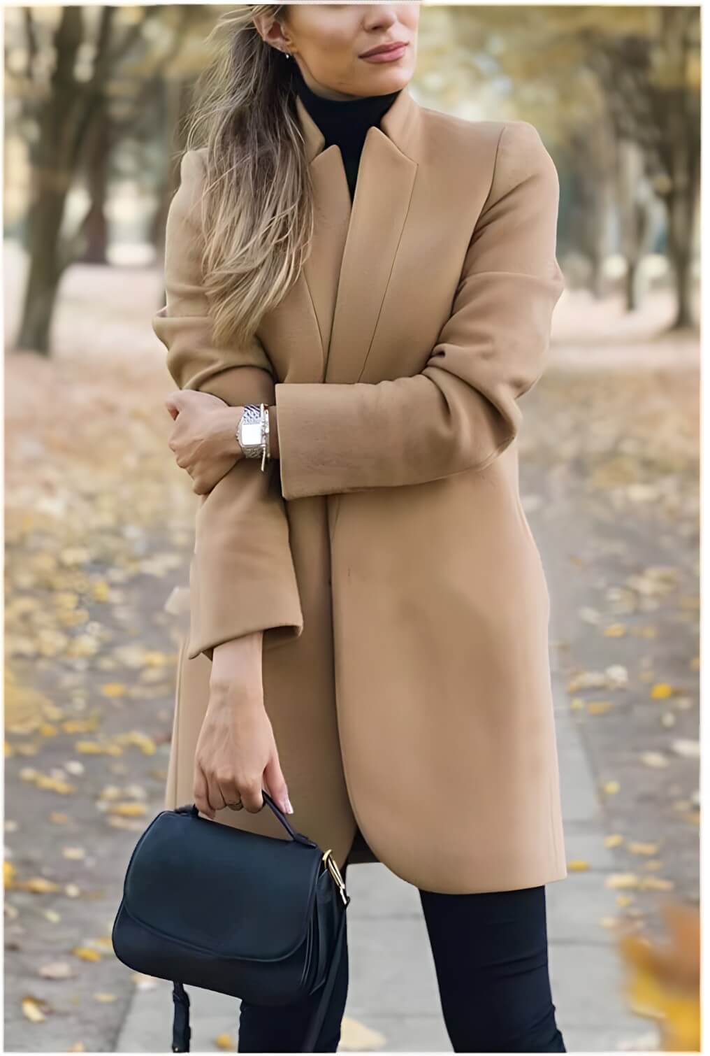 Blazer Alongado de Lã Batida Briseis