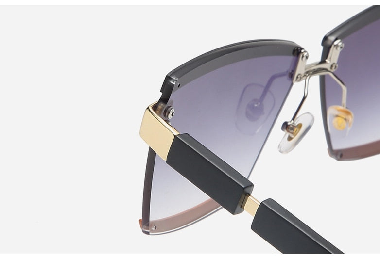 Óculos de Sol Quadrado Rimless